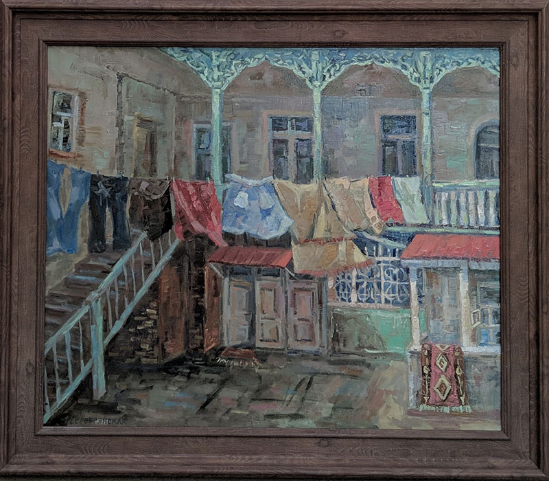 картина «старый Тбилисский дворик» - автор: Серебрянская-Симонян Лолита Игоревна